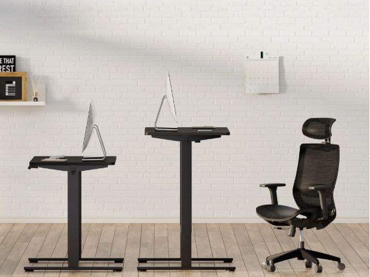 Compact electric standing desk